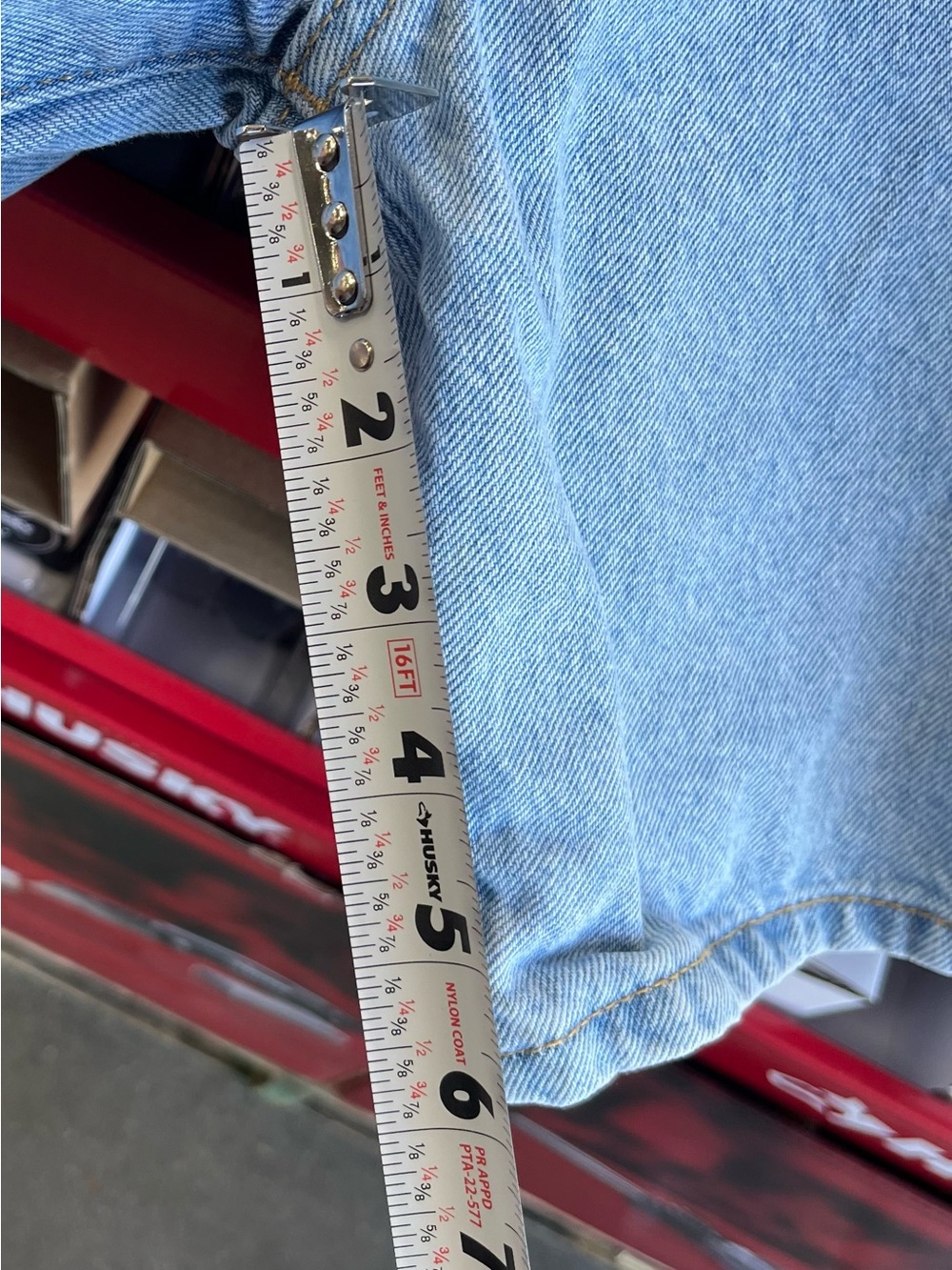 Abercrombie & Fitch Light Wash Denim Jean Shorts - Picture 5 of 6